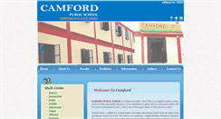 Desktop Screenshot of camfordpublicschool.com