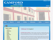 Tablet Screenshot of camfordpublicschool.com